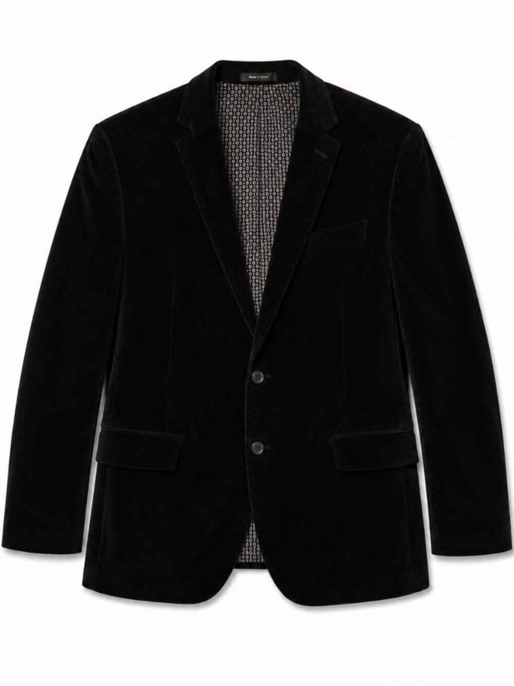 Chaps Men's Chic Corduroy Black Blazer Size Large